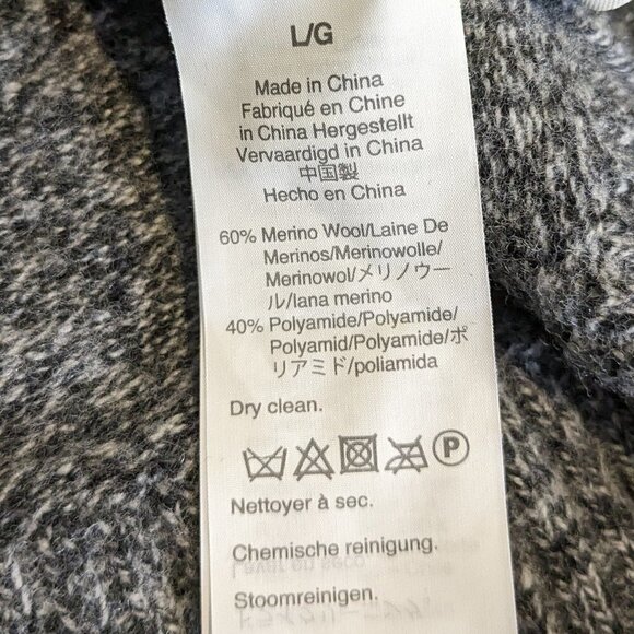 J. Crew Sweater Men's Size Large Rugged Merino Wool Heathered Crewneck #J7701 - Picture 10 of 14